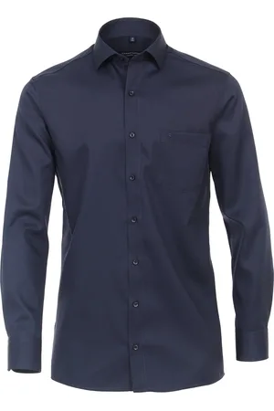 Casa Moda Overhemd mouwlengte 7 normale fit effen katoen