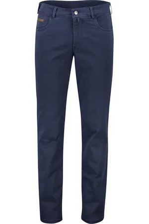 Meyer Arizona katoenen broek 5-pocket effen slim fit