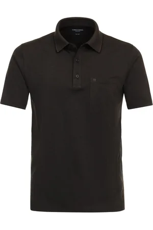 Casa Moda Poloshirt korte mouw effen wijde fit