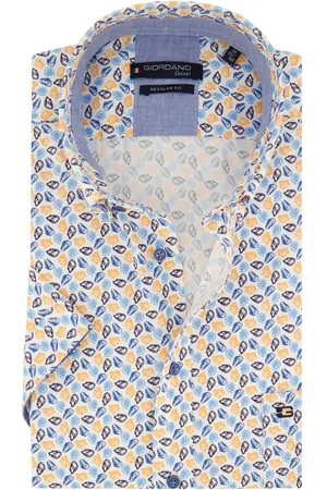 Giordano Regular fit geprint overhemd katoen