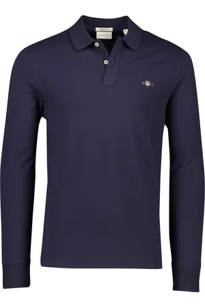 GANT Poloshirt heren normale fit effen katoen