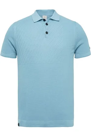 Cast Iron Polo slim fit effen 3-knoops
