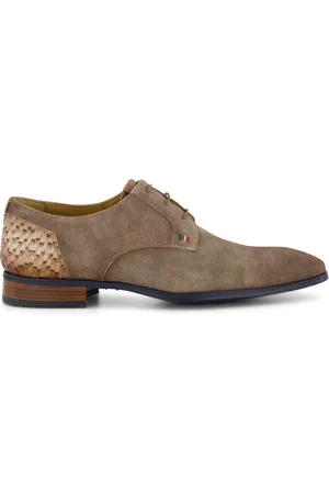 Floris van Bommel Giorgio nette schoenen effen leer hiel vlak