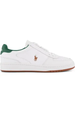 Ralph Lauren Lage sneakers effen leer