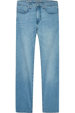 Pierre Cardin Jeans Lyon Tapered Fit effen denim