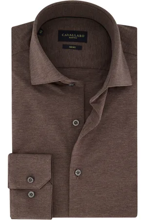 Cavallaro Napoli Overhemd slim fit katoen