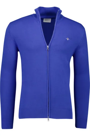 GANT Vest effen katoen normale fit