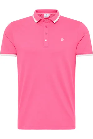 Blue Industry Polo slim fit effen katoen 4 knoops