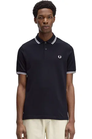 Fred Perry Polo Twin Tipped normale fit effen katoen