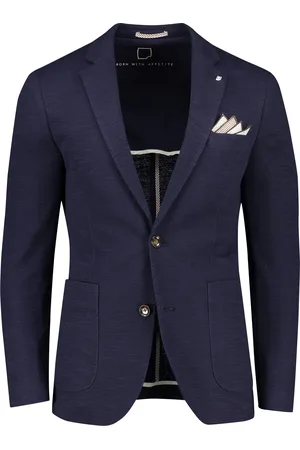 Born with Appetite Colbert katoen slim fit