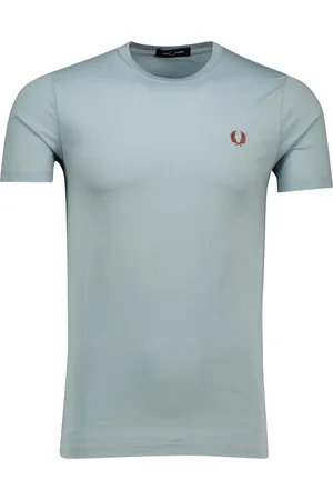 Fred Perry T-shirt effen normale fit katoen