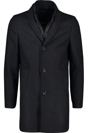 Portofino Winterjas gemêleerd normale fit wol