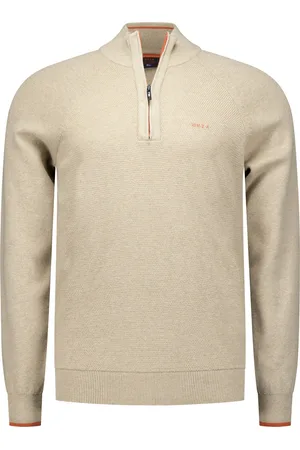 New Zealand NZA half zip trui effen gebreid Ralph normale fit
