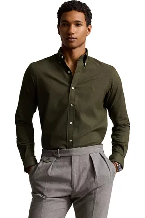 Ralph Lauren Overhemd uni flanel