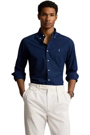 Ralph Lauren Casual overhemd normale fit effen katoen