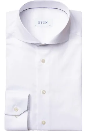 Eton Business overhemd Slim Fit effen katoen