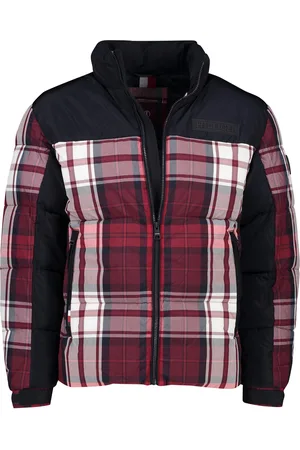 Tommy Hilfiger Winterjas normale fit geruit