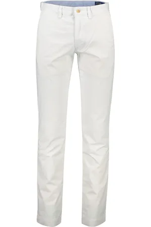 Ralph Lauren Witte chino katoen slim fit stretch