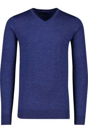 Portofino Trui extra long wol v-hals