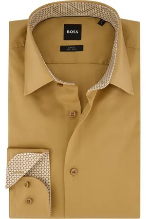 HUGO BOSS Boss H-Hank overhemd mouwlengte 7 slim fit katoen easy iron