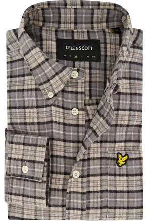 Lyle &amp; scott Katoenen overhemd normale fit geruit