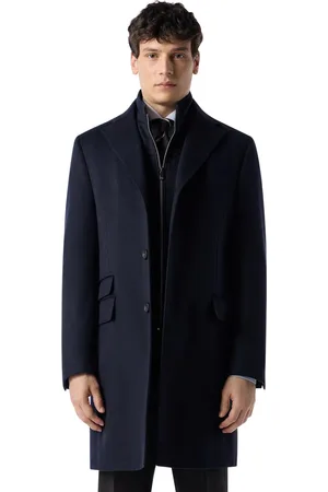 corneliani Winterjas effen normale fit