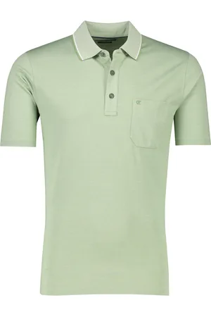 Casa Moda Polo wijde fit effen katoen
