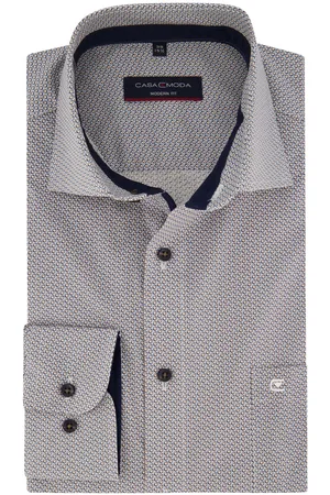 Casa Moda Business overhemd normale fit navy
