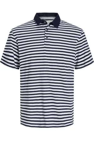 Jack&amp;jones Plus size polo gestreept katoen
