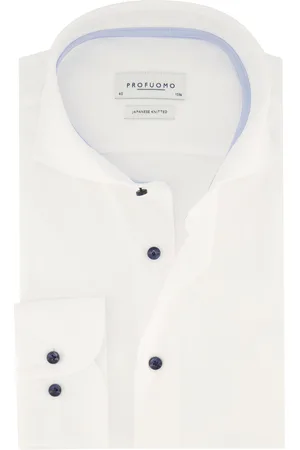 Profuomo Knitted overhemd effen