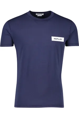 Replay T-shirt ronde hals katoen