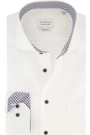 ETERNA Overhemd Modern Fit normale fit effen