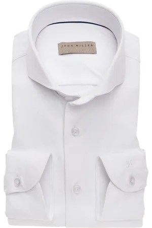 john miller Overhemd Tailored Fit met cutaway boord