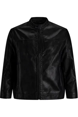 Jack&amp;jones Tussenjas effen rits wijde fit