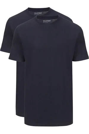 Slater T-shirt two-pack navy ronde hals