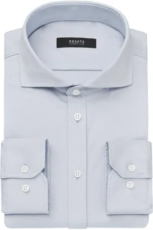 DESOTO Overhemd business slim fit effen katoen