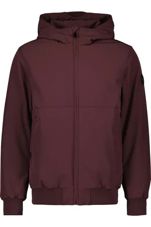 Airforce Bomber effen rits slim fit synthetisch