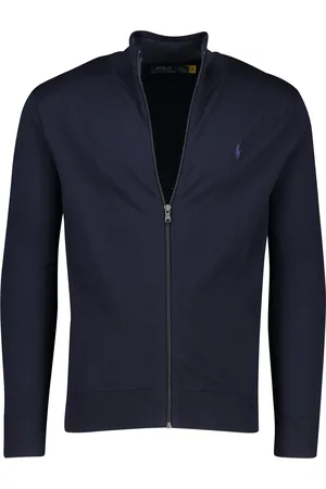 Ralph Lauren Vest rits effen 100% katoen