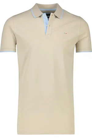 Portofino Korte mouw polo 2-knoops extra lang