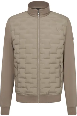 Bugatti Outdoor vest effen wijde fit