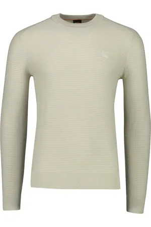 HUGO BOSS Ronde hals BOSS Orange Anion trui groen
