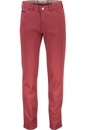 Meyer Chino katoenen broek model Chicago effen katoen