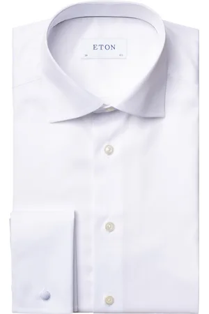 Eton Contemporary fit overhemd signature twill french cuff