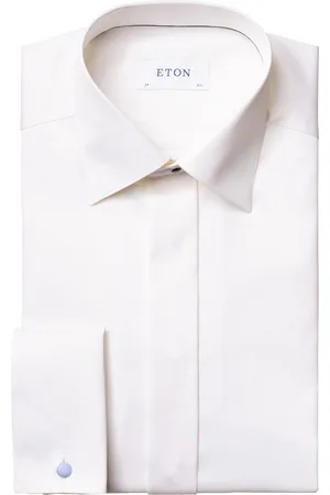 Eton Smoking overhemd Contemporary Fit normale fit effen