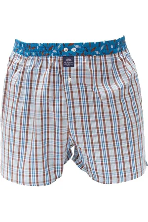 McAlson McAlson boxershort blauw geruit