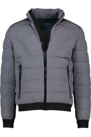 Portofino Winterjas effen rits wijde fit