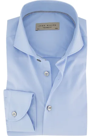 john miller Tailored fit mouwlengte 7 overhemd