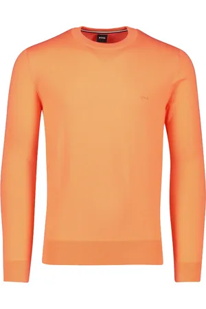 HUGO BOSS BOSS Black sweater Pacas_L ronde hals effen katoen