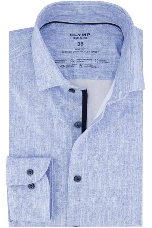 Olymp Zakelijk overhemd extra slim fit uni katoen