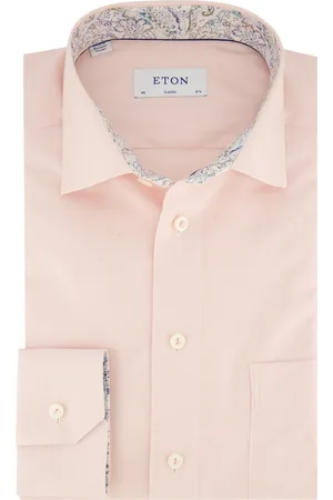 Eton Business overhemd wijde fit effen Classic Fit